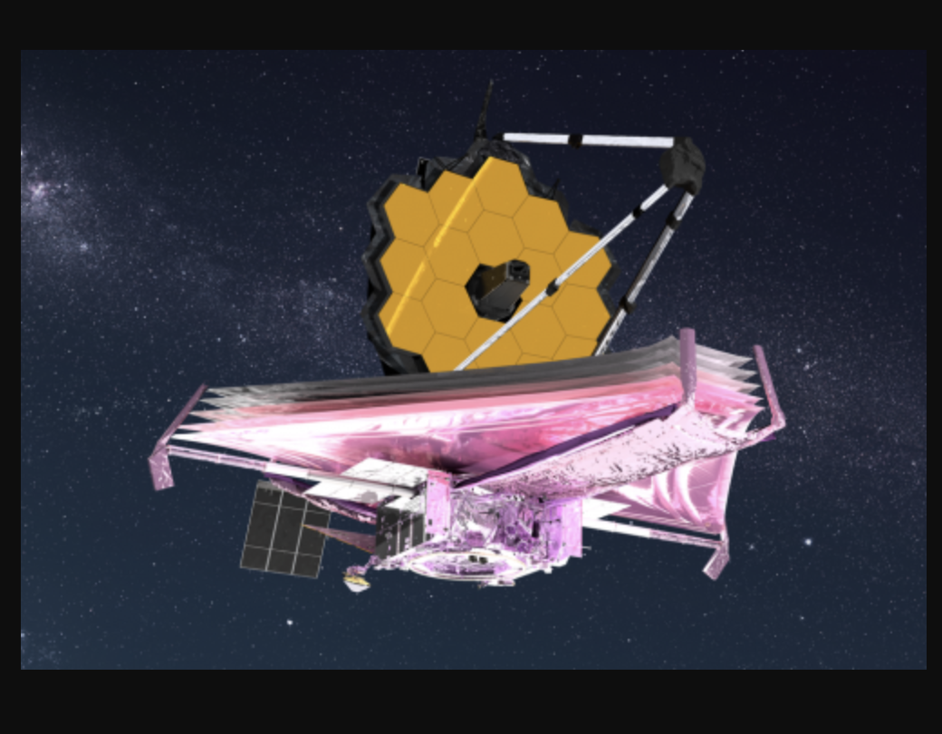 Artist conception of the James Webb Space Telescope.